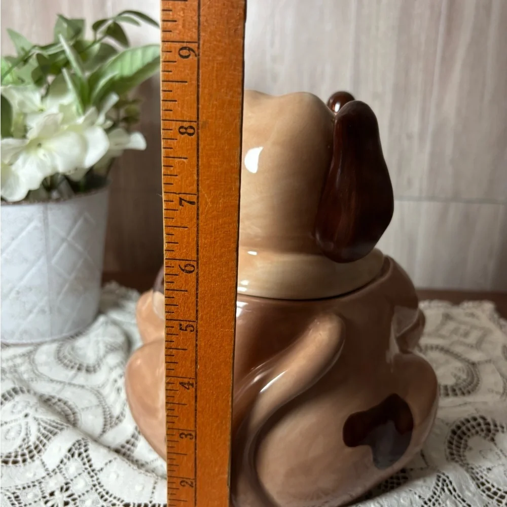 JCPenney Vintage Home Collection Ceramic Dog Cookie Jar Treat Jar